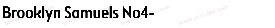 Brooklyn Samuels No4字体转换